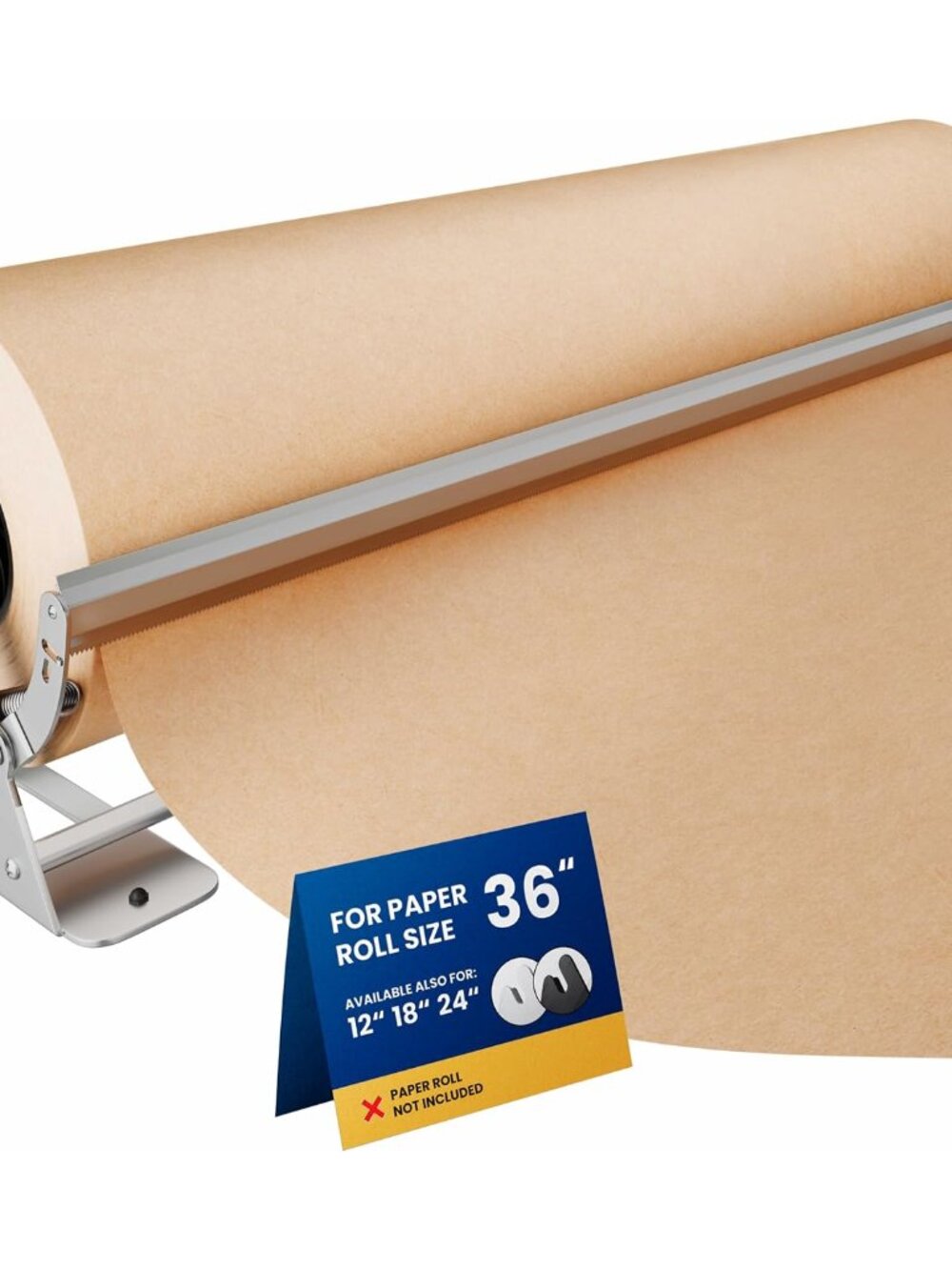 36 Inch Paper Roll Dispenser and Cutter for Kraft, Butcher Paper